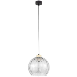 Φωτιστικό Οροφής Devi 4578 1xΕ27 15W Φ25cm 170cm Clear TK Lighting