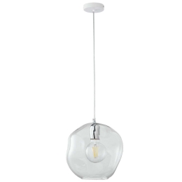 Φωτιστικό Οροφής Sol 3367 1xΕ27 15W 25x185cm White-Clear TK Lighting