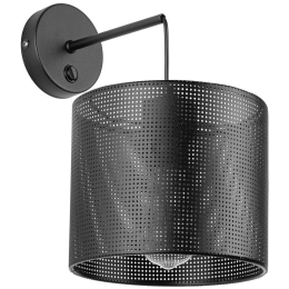 Φωτιστικό Τοίχου - Απλίκα Moreno 4993 1xΕ27 15W 29x36cm Black TK Lighting