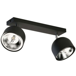 Φωτιστικό Οροφής - Σποτ Altea 6518 2xGU10 AR111 12W 22x17cm Black TK Lighting
