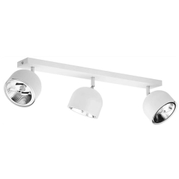 Φωτιστικό Οροφής - Σποτ Altea 6515 3xGU10 AR111 12W 72x17cm White TK Lighting