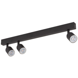 Φωτιστικό Οροφής - Σποτ Top 4762 3xGU10 10W 74x16cm Black TK Lighting