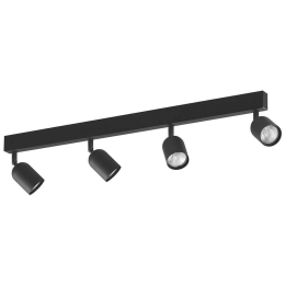 Φωτιστικό Οροφής - Σποτ Top 4783 4xGU10 10W 84x16cm Black TK Lighting