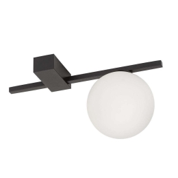 Φωτιστικό Οροφής-Πλαφονιέρα Pik 10299 33x13cm 1xG9 12W White-Black Nowodvorski