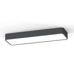Φωτιστικό Οροφής-Πλαφονιέρα Soft 7526 63x20x6cm LED 11W Graphite Nowodvorski