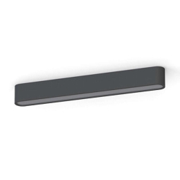 Φωτιστικό Οροφής-Πλαφονιέρα Soft 7527 63x6x6cm LED 11W Graphite Nowodvorski