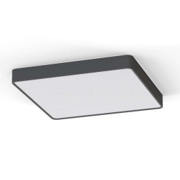 Φωτιστικό Οροφής-Πλαφονιέρα Soft 7530 63x63cm LED 11W Graphite Nowodvorski