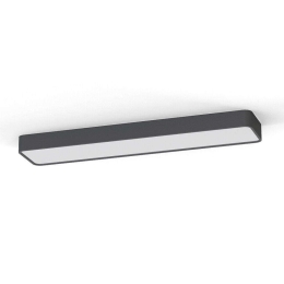 Φωτιστικό Οροφής-Πλαφονιέρα Soft 7531 93,5x20x6cm LED 16W Graphite Nowodvorski