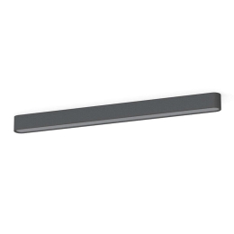 Φωτιστικό Οροφής-Πλαφονιέρα Soft 7533 95x6cm LED 16W Graphite Nowodvorski