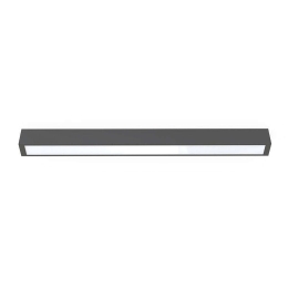Φωτιστικό Οροφής-Πλαφονιέρα Straight M 7553 92x6,5cm LED 16W Graphite Nowodvorski