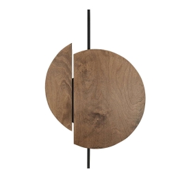 Φωτιστικό Τοίχου-Απλίκα Sunset C 7654 51x12,5x80cm 2xGX53 8W Brown-Black Nowodvorski
