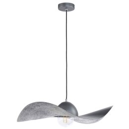 Φωτιστικό Οροφής Kapello M 32343 Φ55x12,5/80cm 1xE27 60W Silver Sigma Lighting