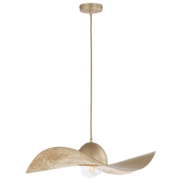 Φωτιστικό Οροφής Kapello M 32348 Φ55x12,5/80cm 1xE27 60W Gold Sigma Lighting