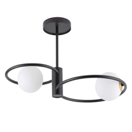 Φωτιστικό Οροφής-Πλαφονιέρα Aqua 2 33462 32x55x37cm 2xG9 12W Black Sigma Lighting