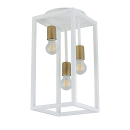 Φωτιστικό Οροφής-Πλαφονιέρα Vigo 3 32226 22x22x47cm 3xE27 60W White Sigma Lighting