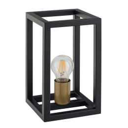 Φωτιστικό Επιτραπέζιο Vigo 50247 15x15x21cm 1xE27 60W Black Sigma Lighting