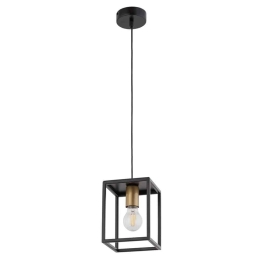 Φωτιστικό Οροφής Vigo 1 32353 15x15x90cm 1xE27 60W Black-Gold Sigma Lighting
