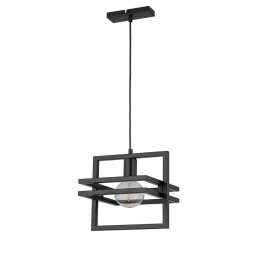 Φωτιστικό Οροφής Merci 1 32388 26x26x90cm 1xE27 60W Black Sigma Lighting