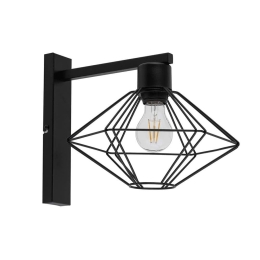 Φωτιστικό Τοίχου-Απλίκα Vario 40564 35x28x25cm 1xE27 60W Black Sigma Lighting