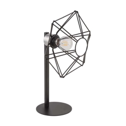 Φωτιστικό Επιτραπέζιο Vario 50350 26x28x44cm 1xE27 60W Black-Silver Sigma Lighting
