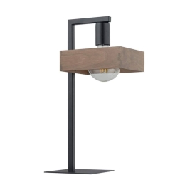 Φωτιστικό Επιτραπέζιο Robin 50251 25x15x45cm 1xE27 60W Black-Brown Sigma Lighting