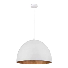 Φωτιστικό Οροφής Diament L 31370 Φ50cm 1xE27 60W White-Copper Sigma Lighting