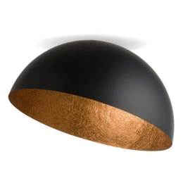 Φωτιστικό Οροφής - Πλαφονιέρα Sfera 70 32468 Φ70cm 1xE27 60W Black-Copper Sigma Lighting