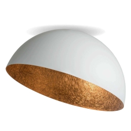 Φωτιστικό Οροφής - Πλαφονιέρα Sfera 35 32462 Φ35cm 1xE27 60W White-Copper Sigma Lighting