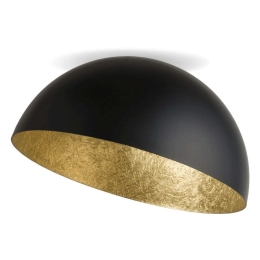 Φωτιστικό Οροφής - Πλαφονιέρα Sfera 35 32474 Φ35cm 1xE27 60W Black-Gold Sigma Lighting