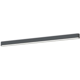Φωτιστικό Οροφής Soft 7524 125x6cm Led 3200lm 22W 3000K Graphite Nowodvorski