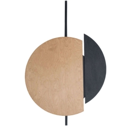 Φωτιστικό Τοίχου - Απλίκα Sunset Natural 10577 51x80cm 2xGX53 12W Natural-Black Nowodvorski