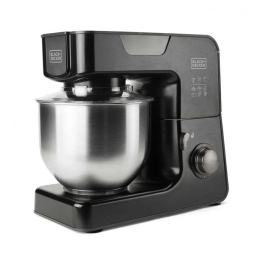 Κουζινομηχανή με Ανοξείδωτο Κάδο BXKM1000E 1000W Silver-Black Black&Decker Ανοξείδωτο Ατσάλι