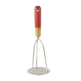 Πολτοποιητής Πατάτας NBA087 30cm Red-Multi Pebbly Ατσάλι,Bamboo
