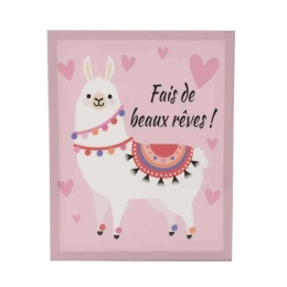 Πίνακας Printed Canvas 3-90-610-0171 Love Pink 40Χ50 Inart Τετράγωνοι Καμβάς