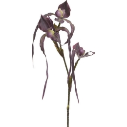 Διακοσμητικό Κλαδί-Λουλούδι 3-85-783-0053 Purple Υ92 Inart Πλαστικό