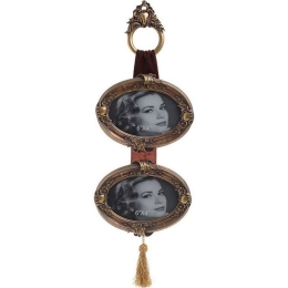 Κορνίζα Επιτοίχια 2 Θέσεων 19X2X58 Gold-Antique 3-30-117-0329 Inart Πολυρεσίνη