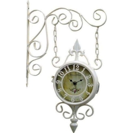 Ρολόι Τοίχου 26X9X46 Beige 3-25-021-0012 Inart Μέταλλο