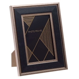 Κορνίζα 3-30-202-0060 Champagne-Black 13X18 Inart Πλαστικό