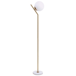 Φωτιστικό Δαπέδου 3-15-501-0048 22X26X150 Gold-White Inart Μέταλλο