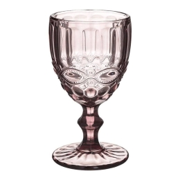 Ποτήρι Κρασιού (Σετ 6Τμχ) 3-60-896-0039 240ml Purple Click Γυαλί