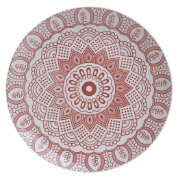 Πιάτο Φαγητού 6-60-043-0019 D27Cm Πορσελάνινο Pink White Click Πορσελάνη