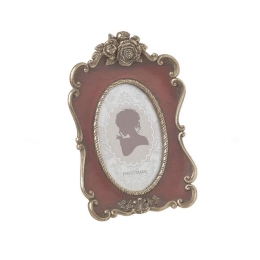 Κορνίζα 3-30-383-0221 13x18cm Gold-Red Inart Ρητίνη