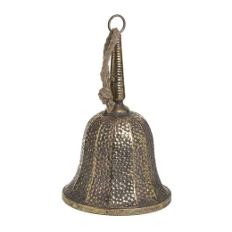 Διακοσμητική Καμπάνα Κρεμαστή 2-70-669-0043 Φ25x42cm Gold Inart Μέταλλο