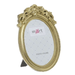 Κορνίζα 3-30-634-0192 10x15cm Gold Inart Πολυρεσίνη