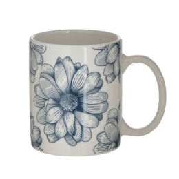 Κούπα Κεραμική 6-60-180-0067 350ml Blue-White Click Κεραμικό
