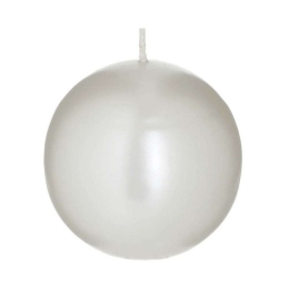 Κερί Μπάλα 3-80-061-0005 Φ8cm Cream Inart Παραφίνη