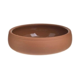 Πυρίμαχο Σκεύος Στρογγυλό 6-60-008-0011 Φ26x7,5cm Brown Click Κεραμικό
