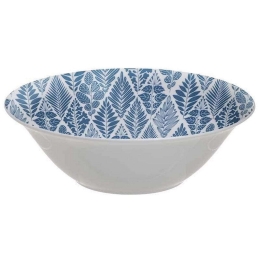 Σαλατιέρα Πορσελάνινη 6-60-043-0017 Φ20cm White-Blue Click Medium Πορσελάνη