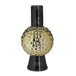 Βάζο 3-70-670-0053 Φ14x28cm Gold-Grey Inart Γυαλί