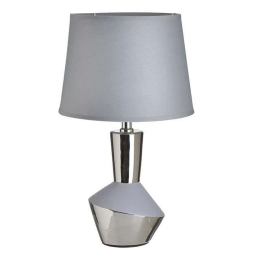 Φωτιστικό Επιτραπέζιο 3-15-711-0085 Φ22cm 42cm Silver-Grey Inart